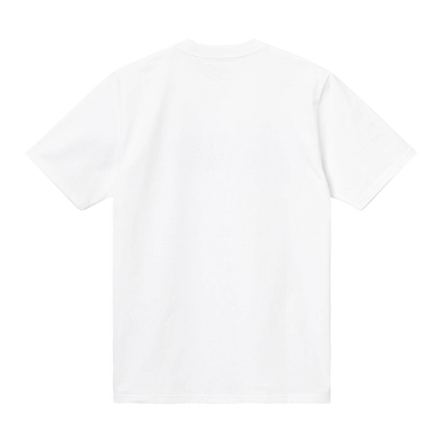 Carhartt WIP University Short Sleeve T-Shirt White/Black. Foto da parte de trás.