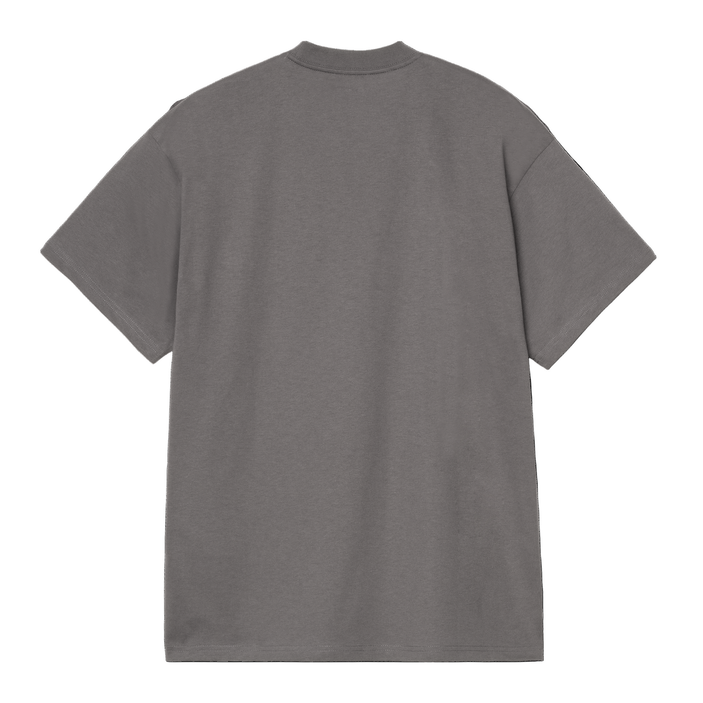 T-Shirt de manga curta para homem Carhartt WIP Wiptopia Script em Porphyry/Wax. Foto da parte de trás.