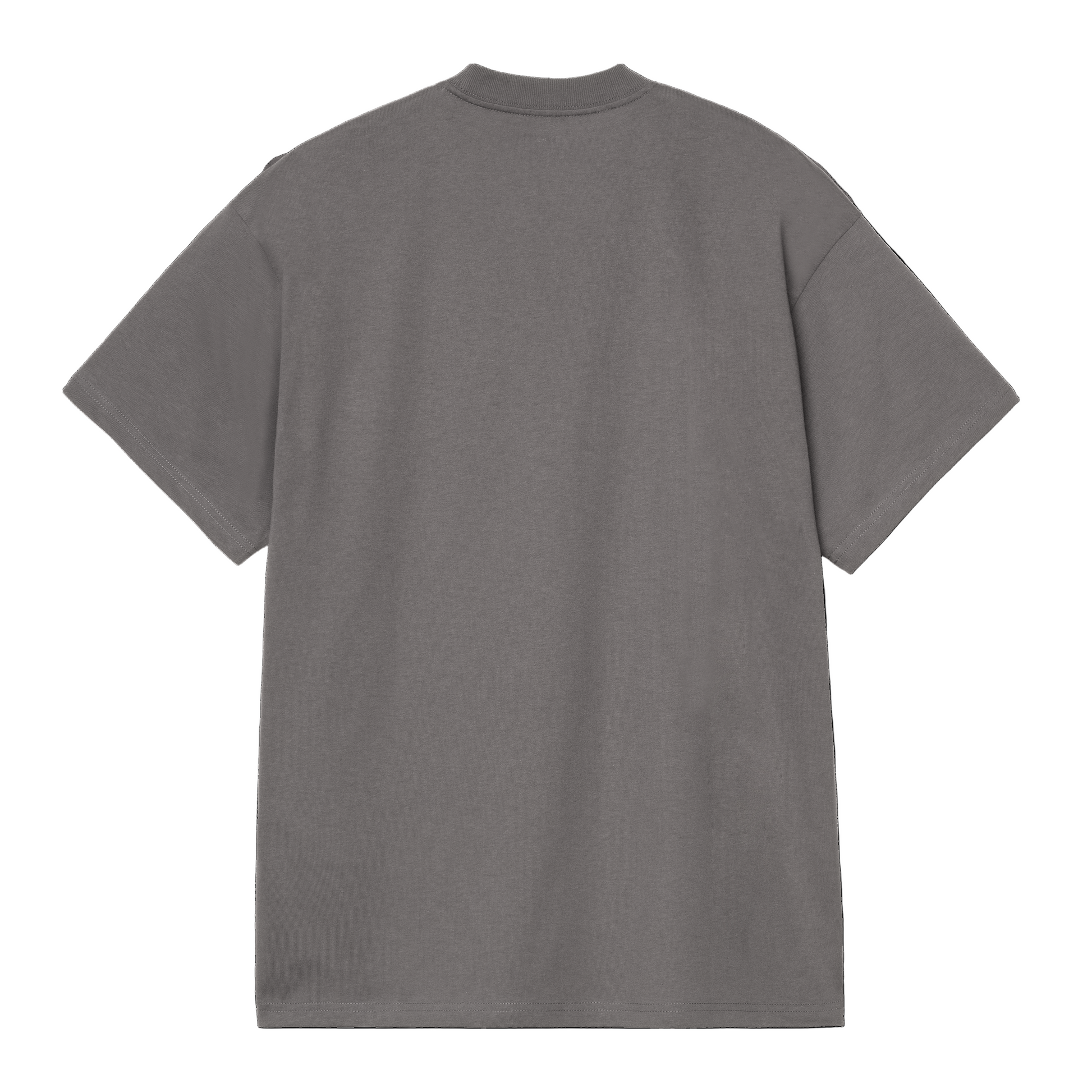 T-Shirt de manga curta para homem Carhartt WIP Wiptopia Script em Porphyry/Wax. Foto da parte de trás.