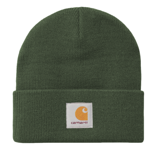 Carhartt WIP Short Watch Hat Sycamore Tree. Foto da parte da frente.