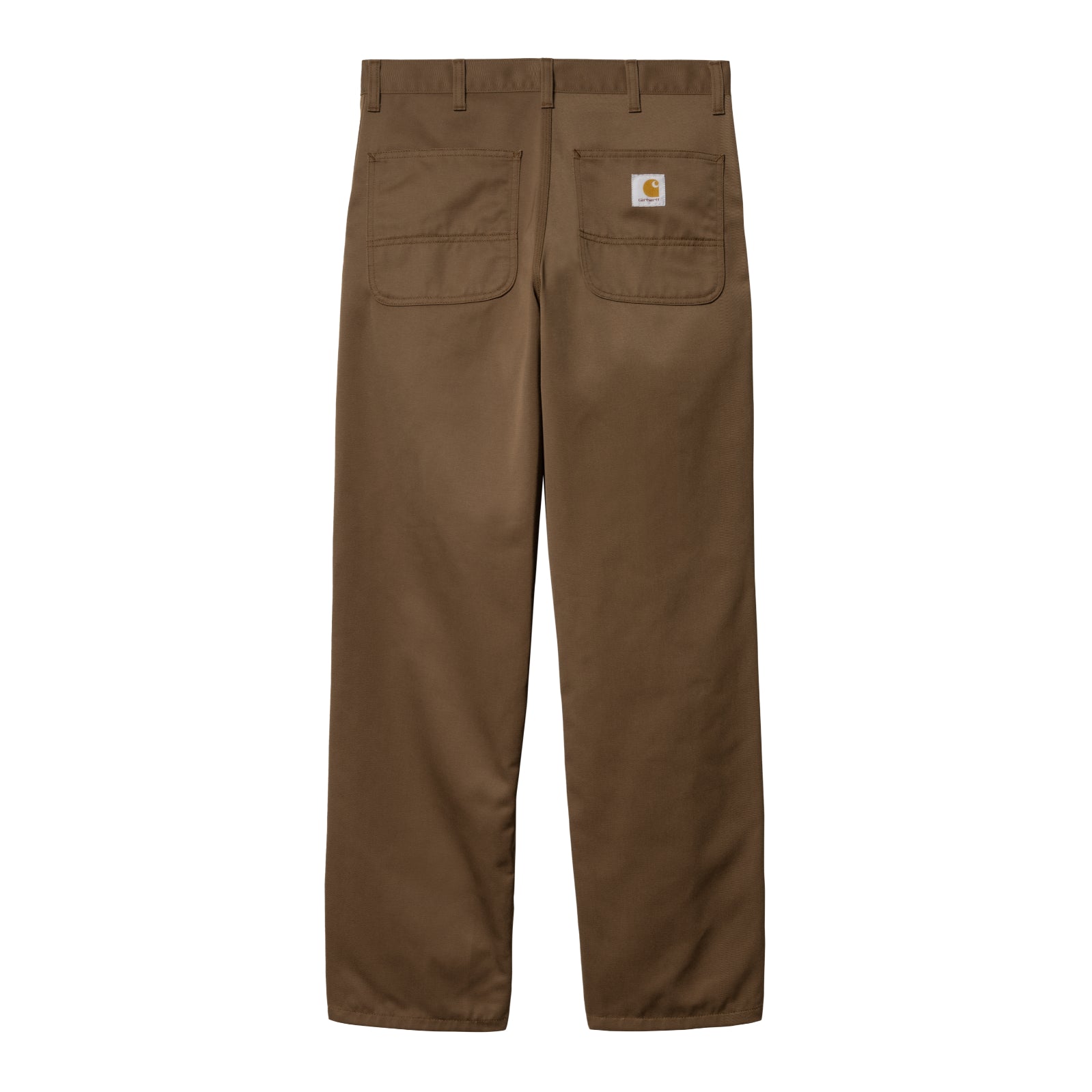 Carhartt WIP Simple Pant Chocolate. Foto da parte de trás.