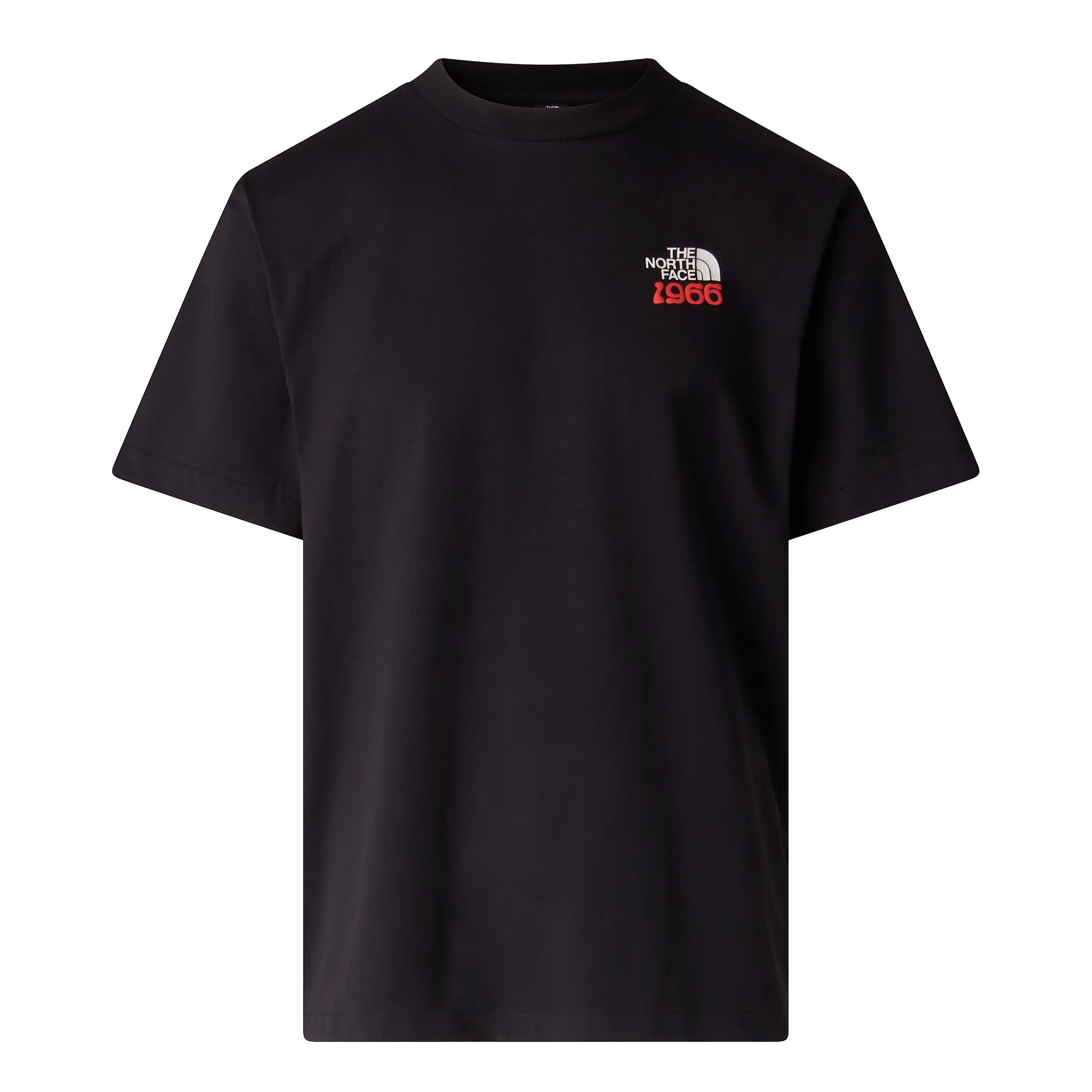 T-Shirt de manga curta para homem The North Face 1966 Half Dome Relaxed em Preto TNF. Foto da parte da frente.