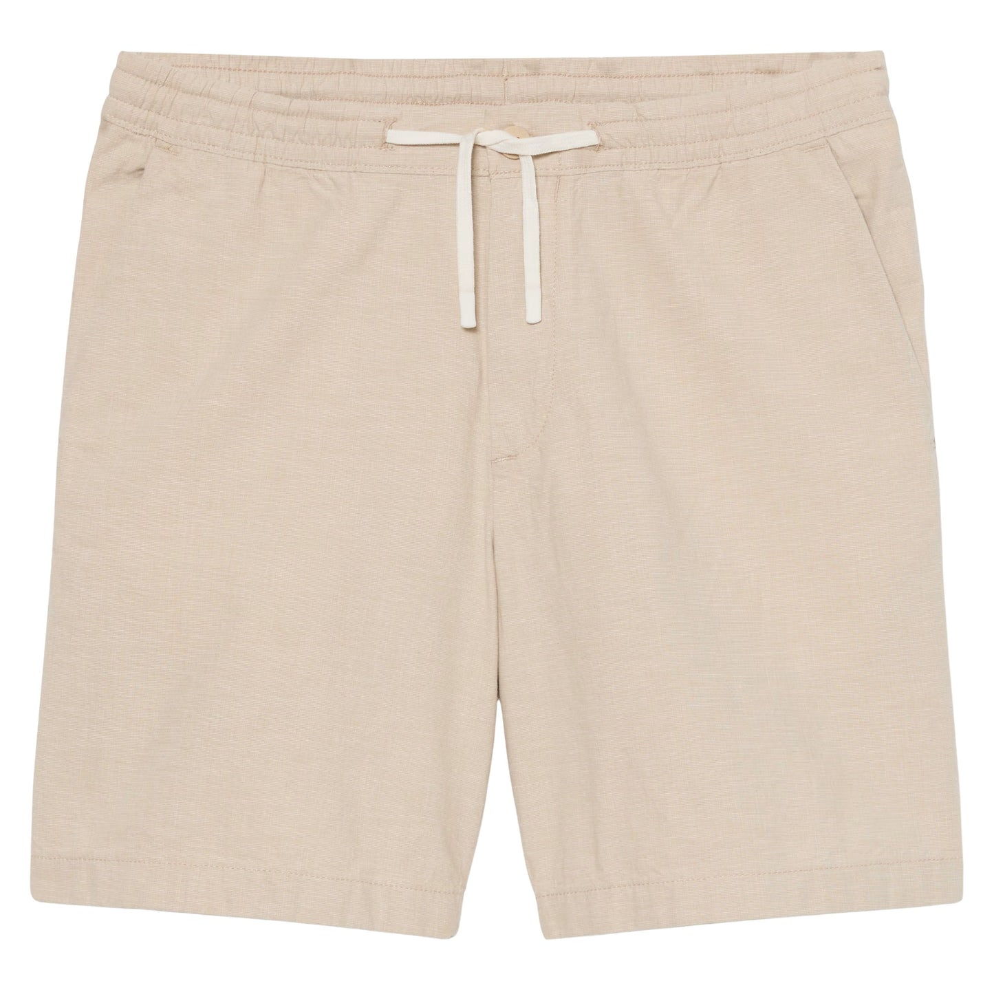 Calções de algodão para homem Timberland Claremont em Safari. Foto da parte da frente.