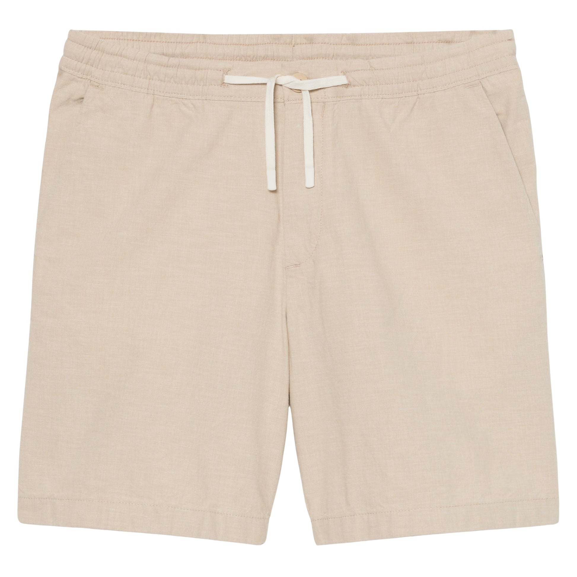 Calções de algodão para homem Timberland Claremont em Safari. Foto da parte da frente.