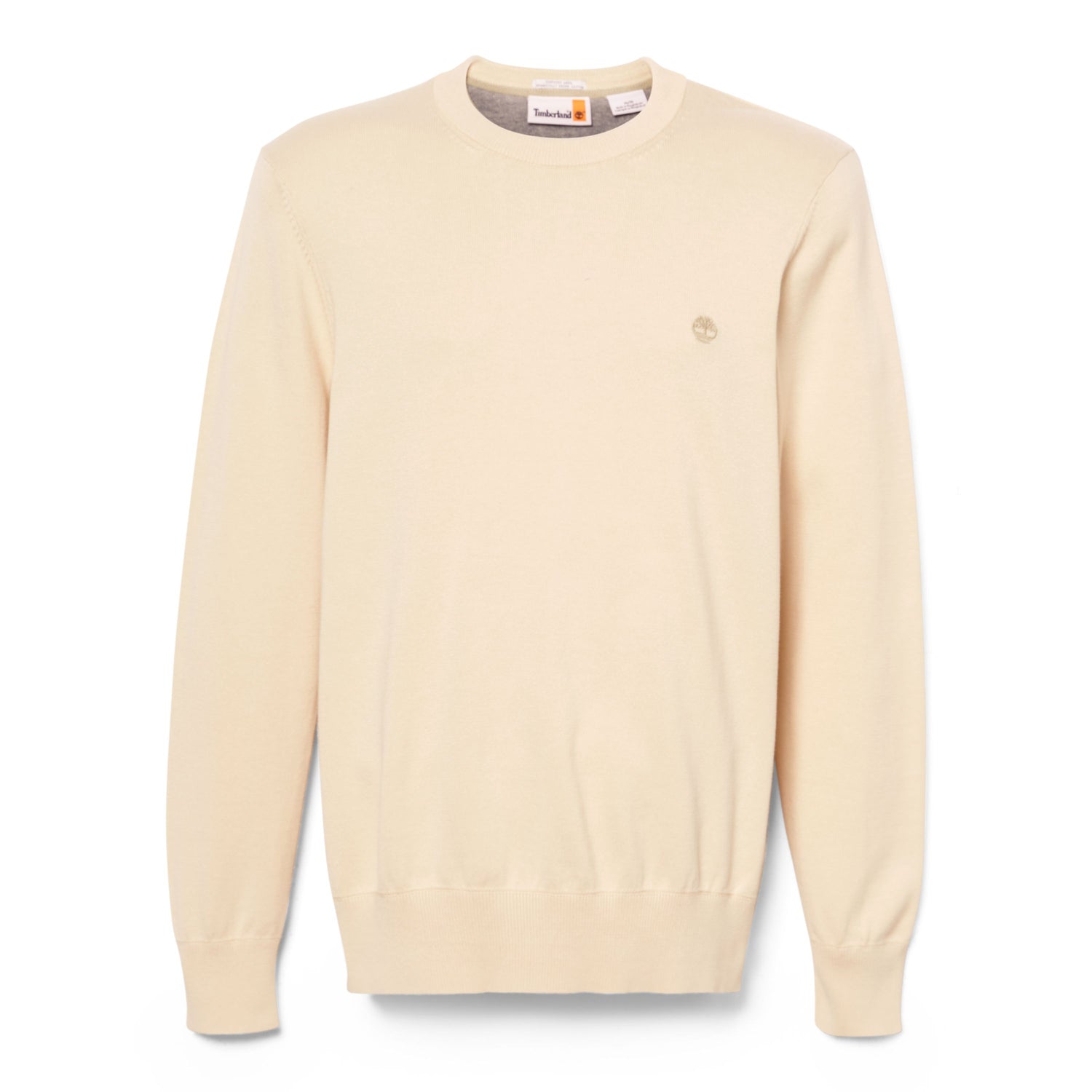 Camisola de malha de algodão para homem Timberland Williams River em Angora. Foto da parte da frente.