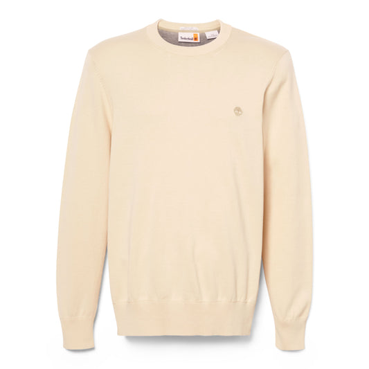 Camisola de malha de algodão para homem Timberland Williams River em Angora. Foto da parte da frente.