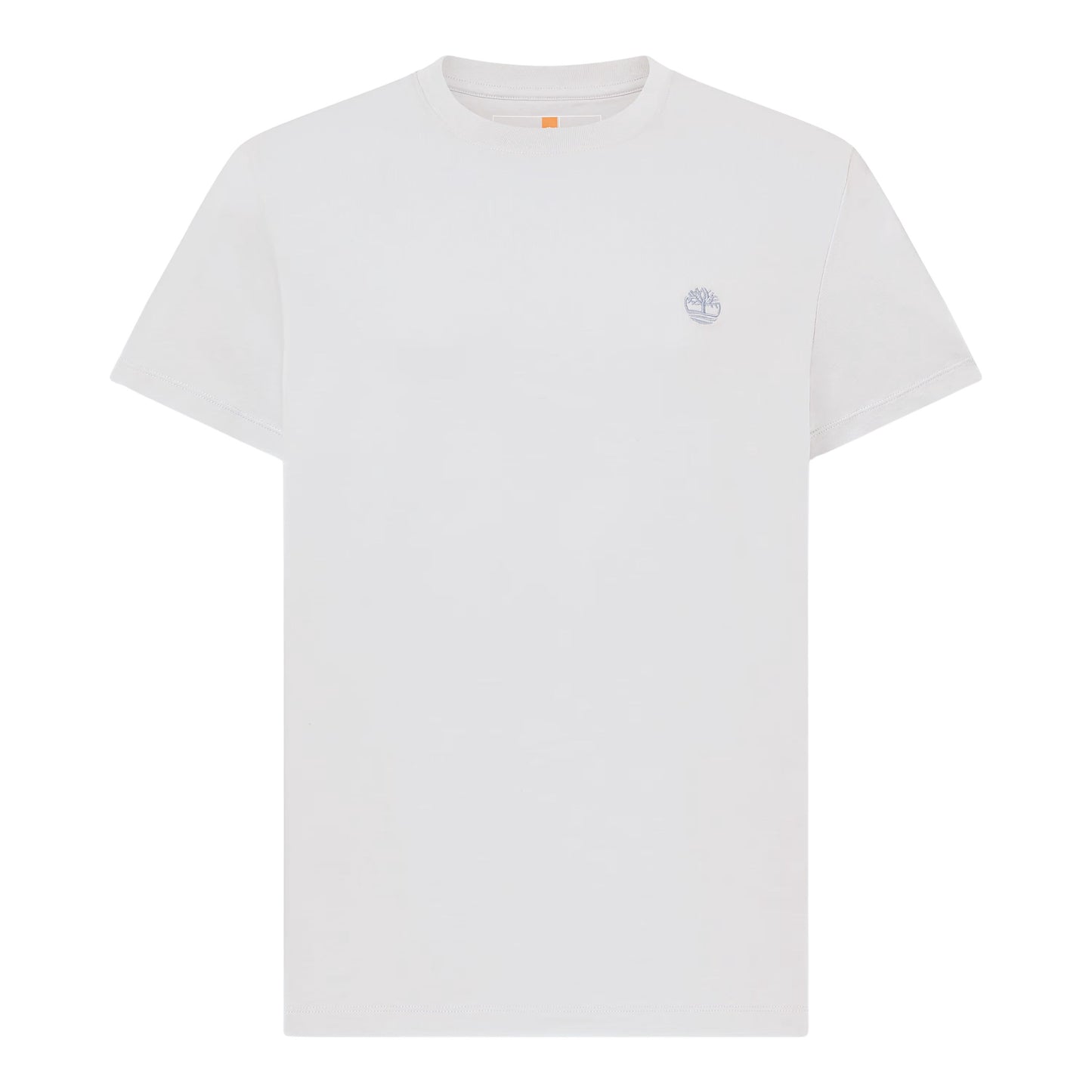 T-Shirt de manga curta para homem Timberland Dunstan River em Gray Dawn. Foto da parte da frente.