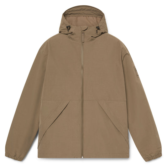 Casaco com isolamento impermeável para homem Timberland Winnick em Chocolate Chip. Foto da parte da frente.