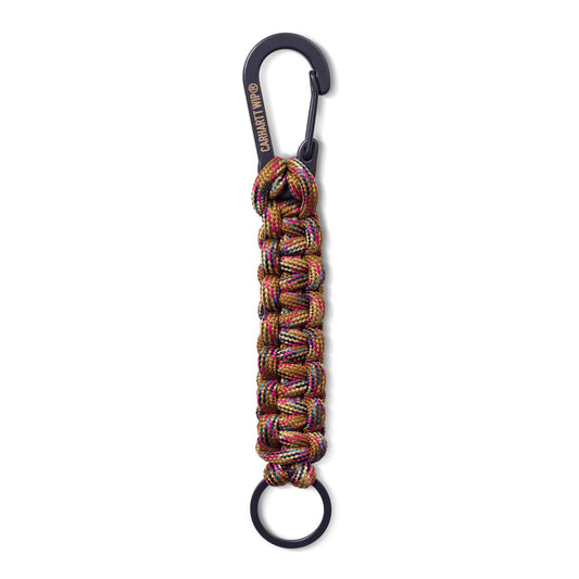 Carhartt WIP Tour Cord Keychain Hamilton Brown. Foto da parte da frente.