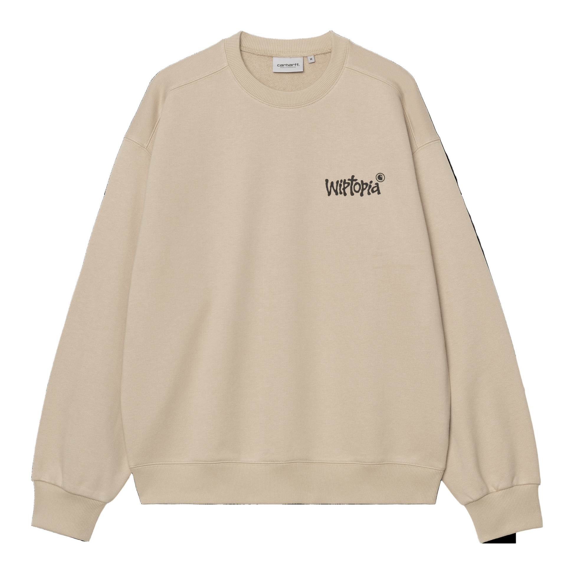 Sweat de homem Carhartt WIP Wiptopia em Wall. Foto da parte da frente.