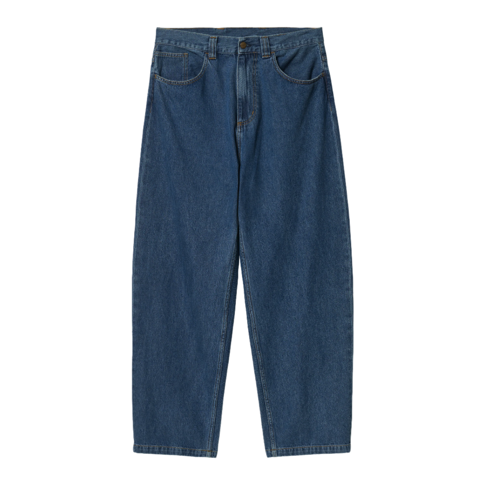 Carhartt WIP Brandon Pant Blue Stone Washed. Foto da parte da frente.