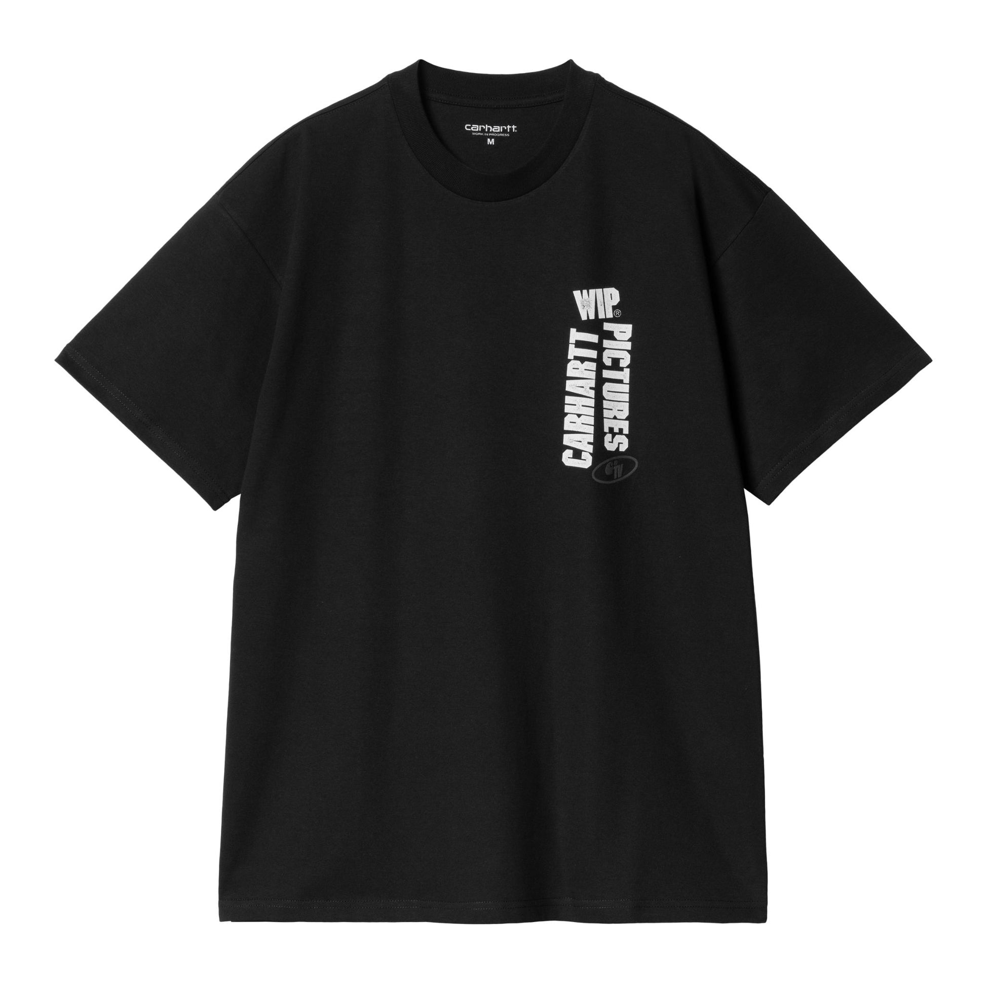 Carhartt WIP Short Sleeve Pictures T-Shirt Black. Foto da parte de trás.