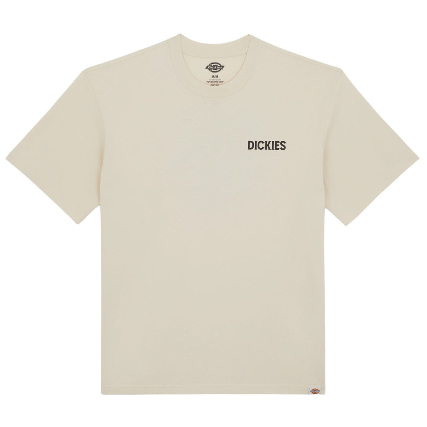 Dickies Beach T-Shirt Whitecap Grey. Foto da parte da frente.