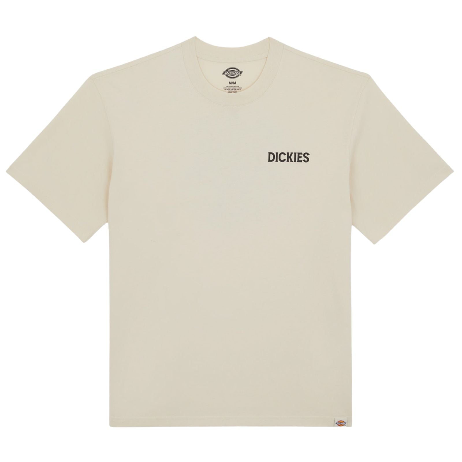 Dickies Beach T-Shirt Whitecap Grey. Foto da parte da frente.