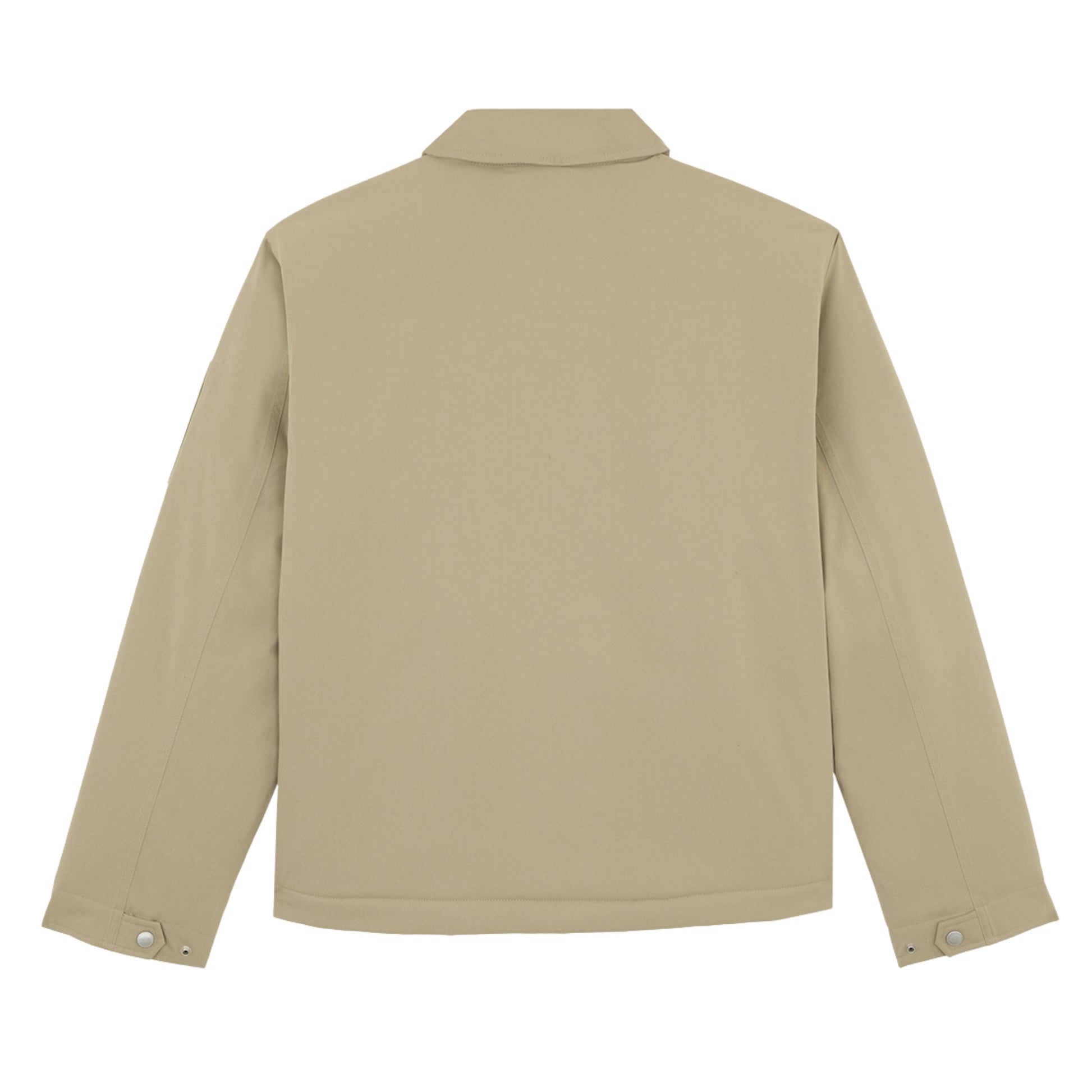 Casaco Puffer para homem Dickies Eisenhower em Khaki. Foto da parte de trás.