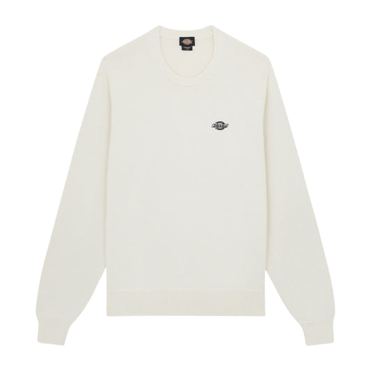 Camisola de malha para homem Dickies Summerdale em Egret. Foto da parte da frente.