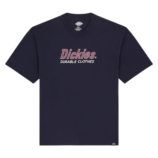 T-Shirt de manga curta para homem Dickies Williston em Night Sky. Foto da parte da frente.