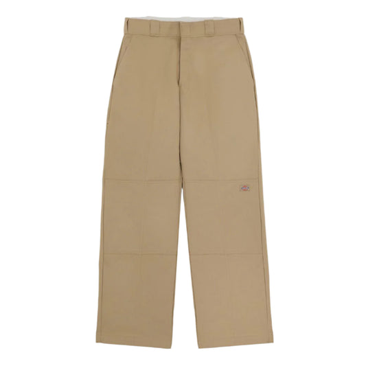 Dickies Double Knee Rec Pant Khaki. Foto da parte da frente.