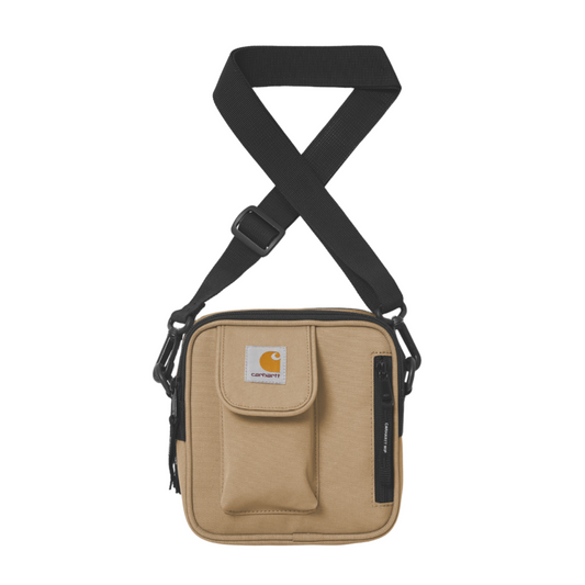 Carhartt WIP Essentials Bag, Small Peanut. Foto da parte da frente.
