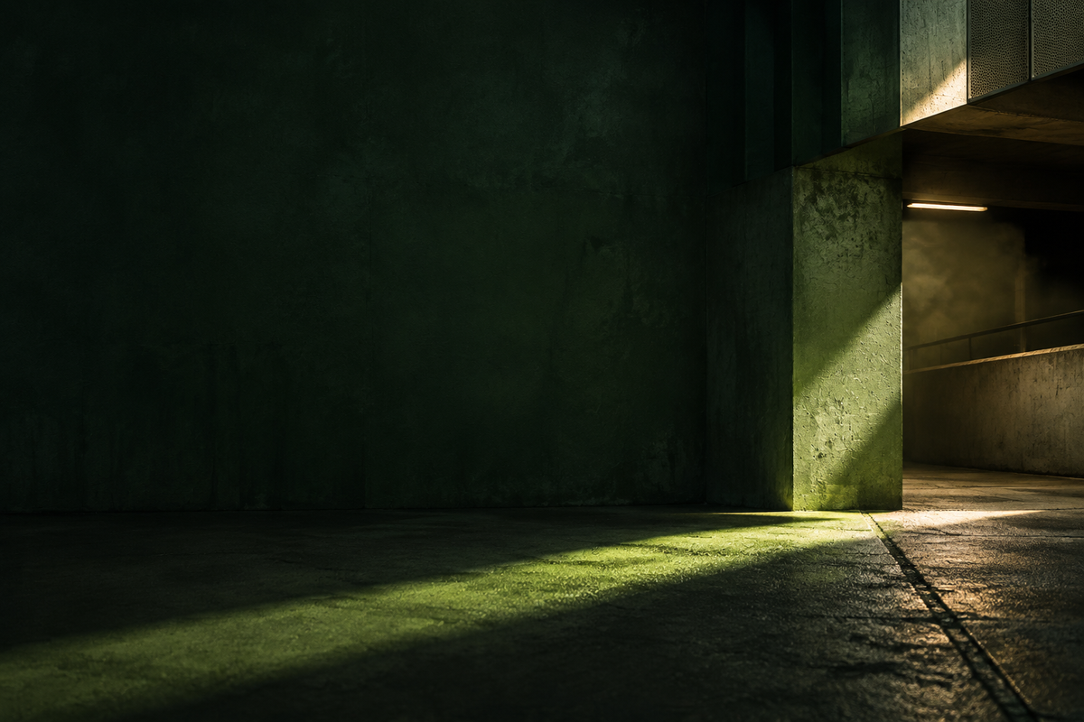 Fundo Green Days sem texto, preparado para recorte 16:9