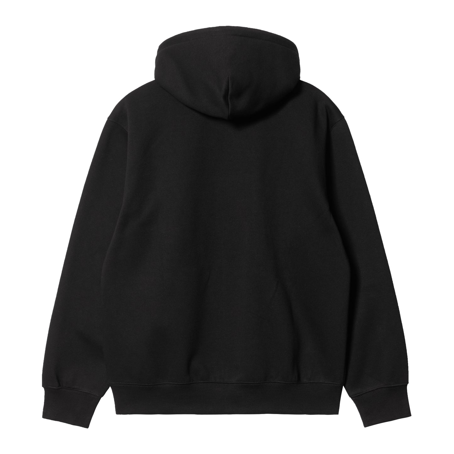 Carhartt WIP Hooded Carhartt Sweat Black/Black. Foto da parte de trás.