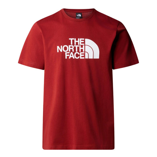 The North Face Short Sleeve Easy T-Shirt Iron Red. Foto da parte da frente.