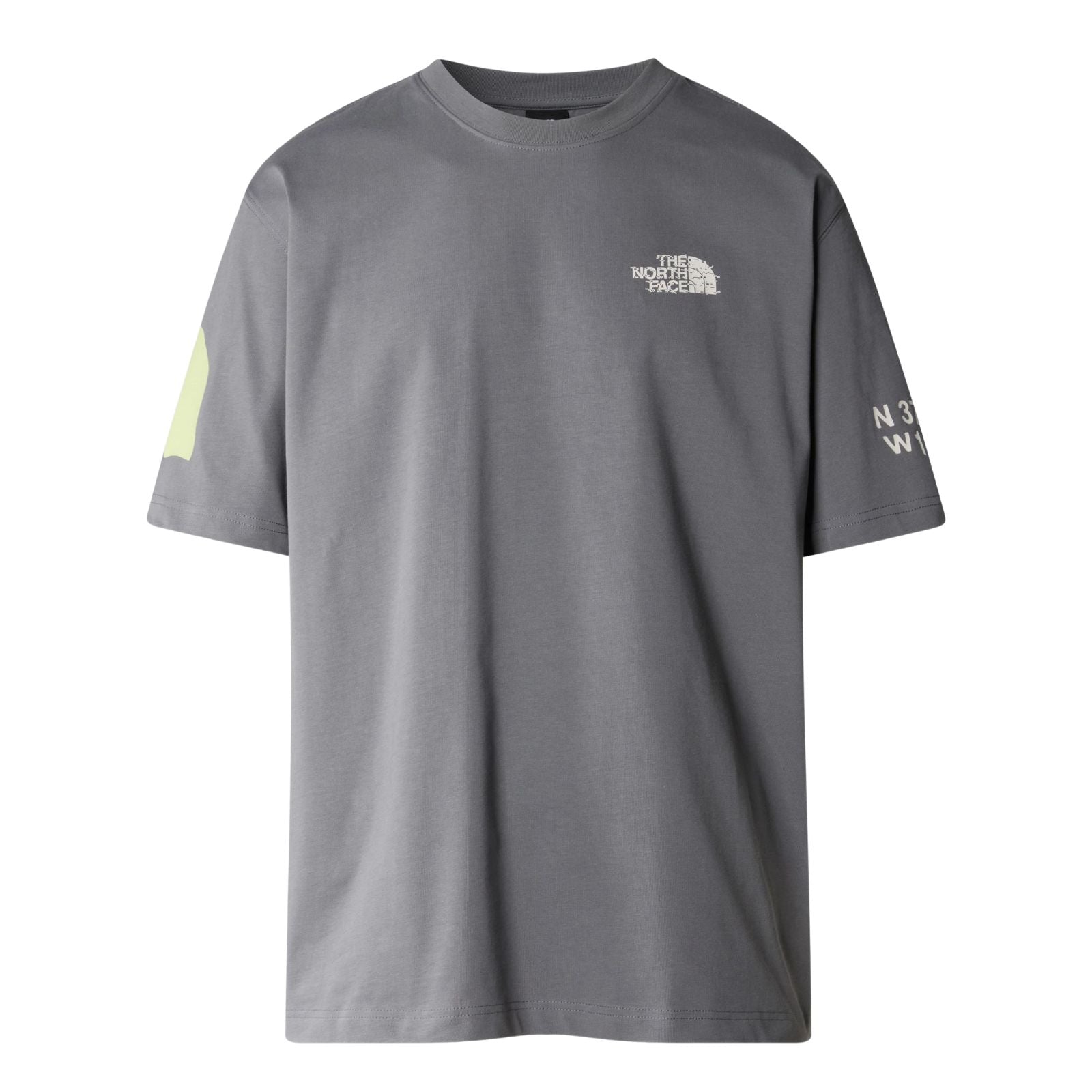 The North Face NSE Graphic T-Shirt Smoked Pearl. Foto da parte da frente.