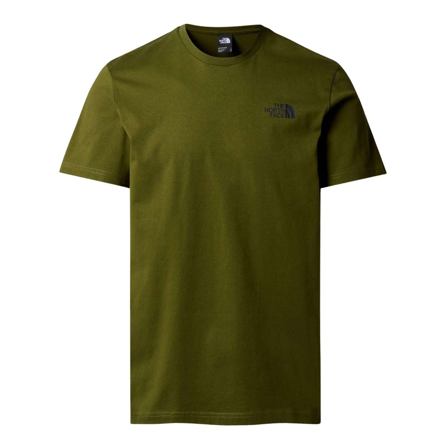 The North Face Redbox Celebration Short Sleeve T-Shirt Forest Olive. Foto da parte da frente.