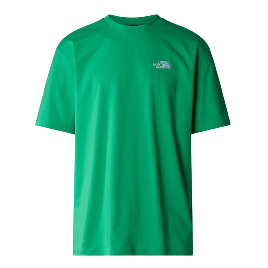 The North Face Simple Dome Oversize Short Sleeve T-Shirt Optic Emerald. Foto da parte da frente.