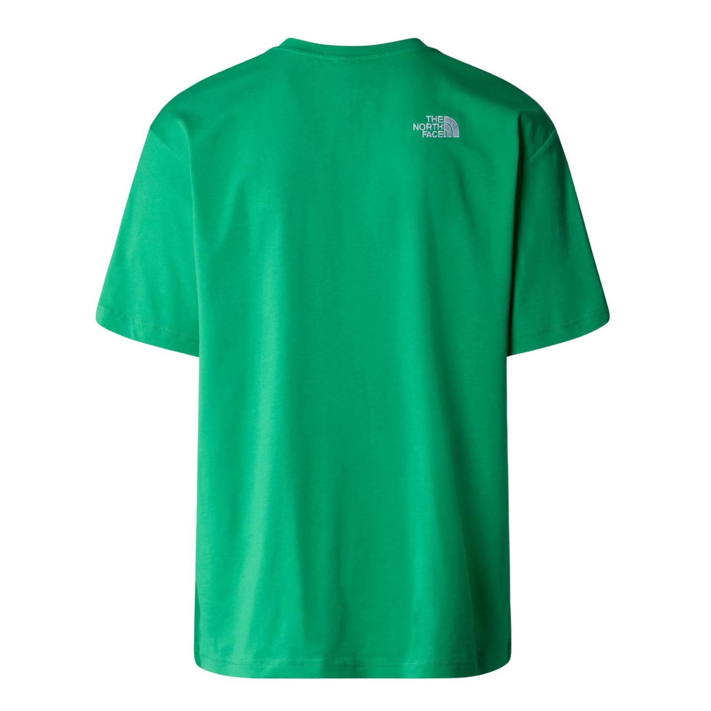 The North Face Simple Dome Oversize Short Sleeve T-Shirt Optic Emerald. Foto da parte de trás.