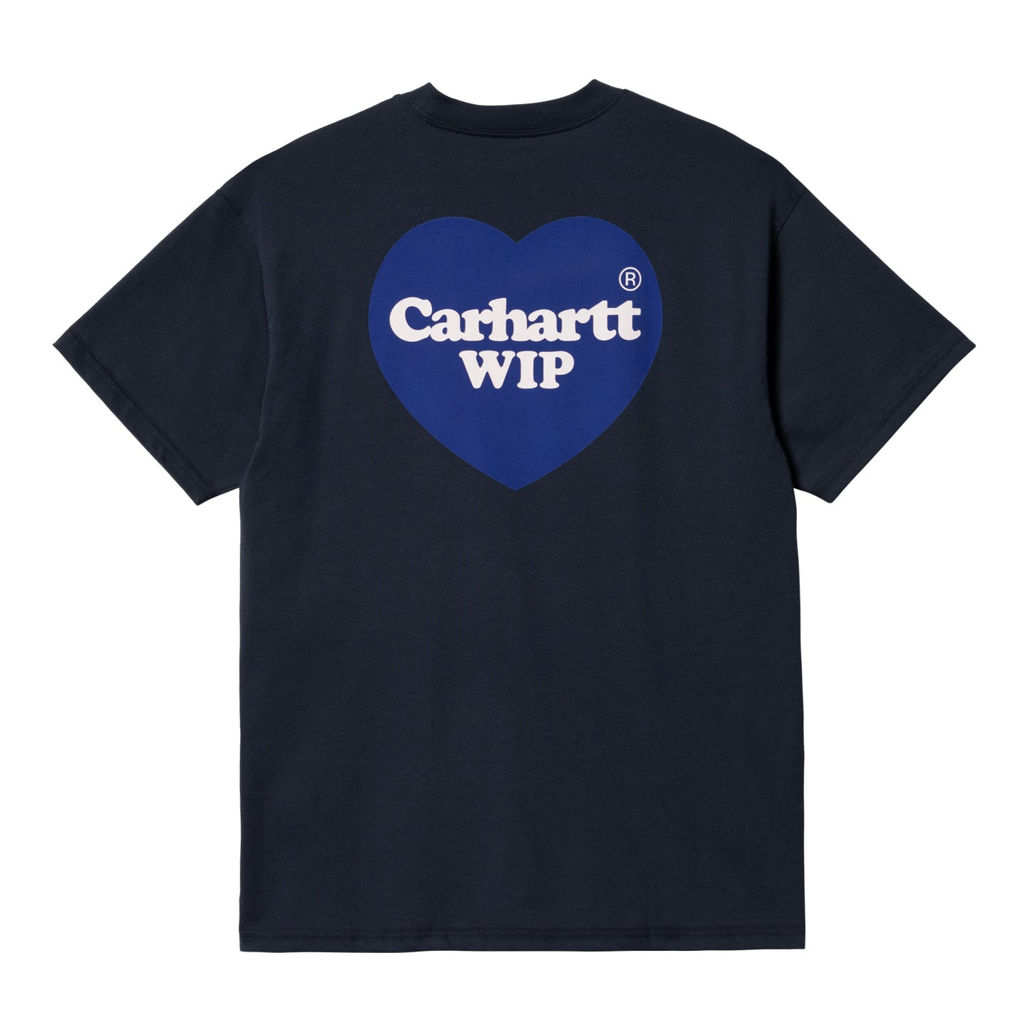 Carhartt WIP Double Heart T-Shirt Blue. Foto da parte de trás.