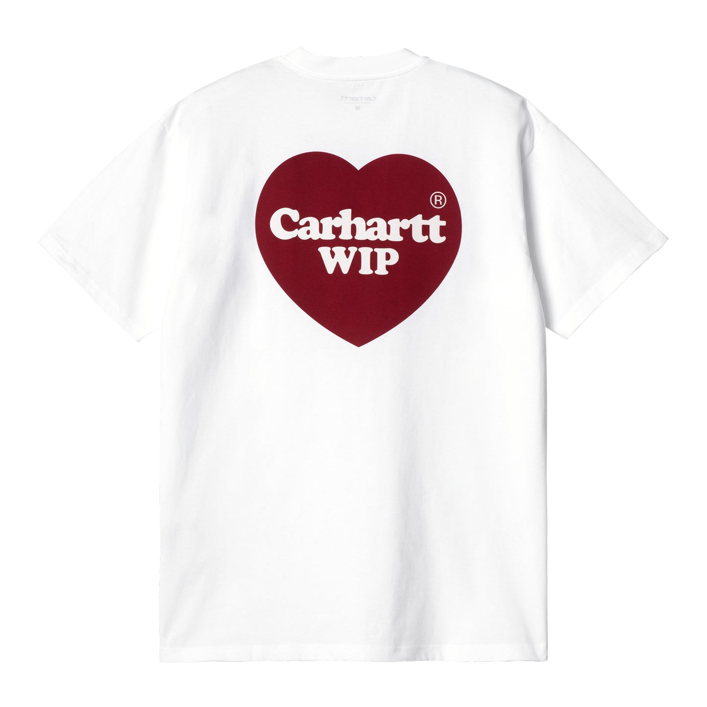 Carhartt WIP Double Heart T-Shirt White. Foto da parte de trás.