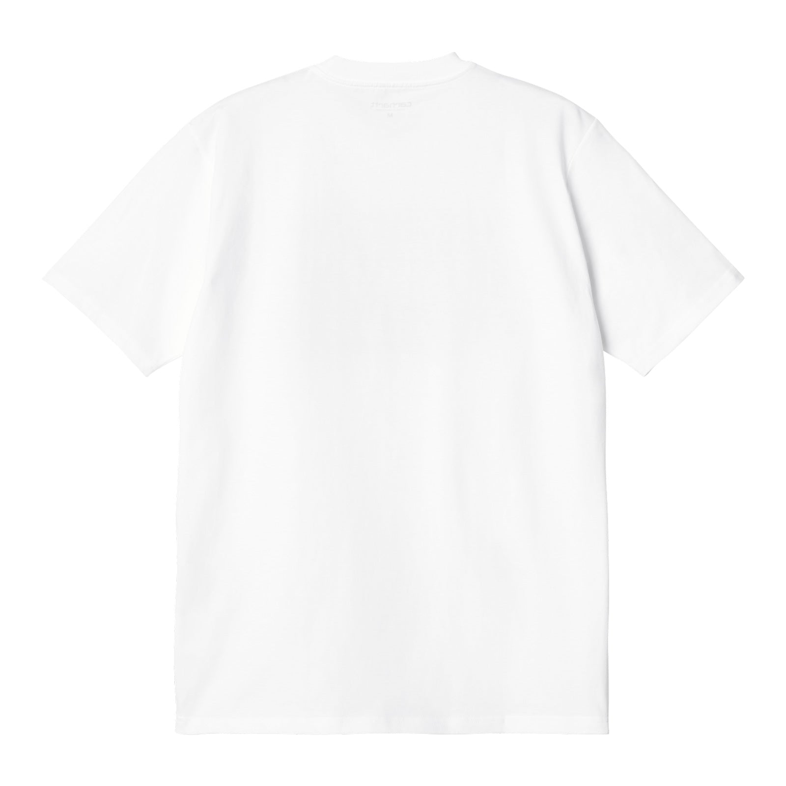Carhartt WIP Fibo T-Shirt White. Foto da parte de trás.