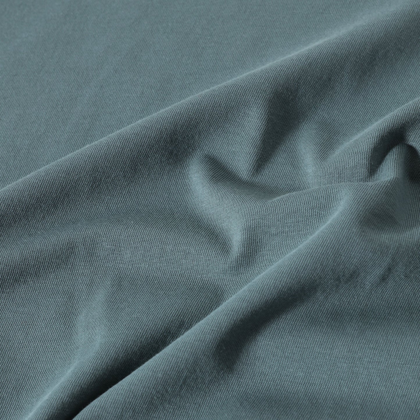 The North Face Simple Dome T-Shirt Goblin Blue. Foto de detalhe do tecido.