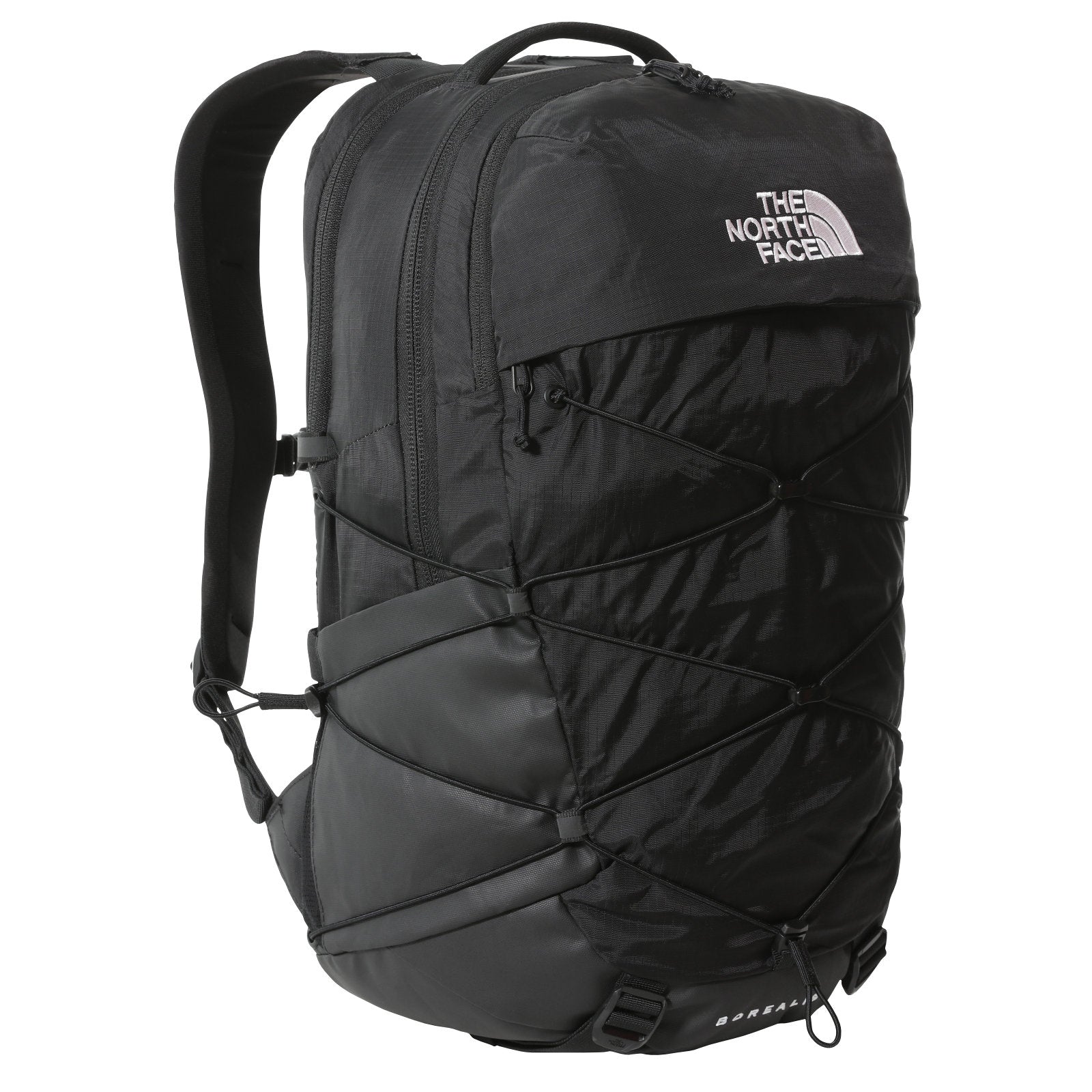 The North Face Borealis Backpack TNF Black/TNF Black. Foto de frente a 3/4.