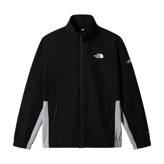 The North Face Phlego Track Top TNF Black/Meld Grey. Foto da parte da frente fechado.