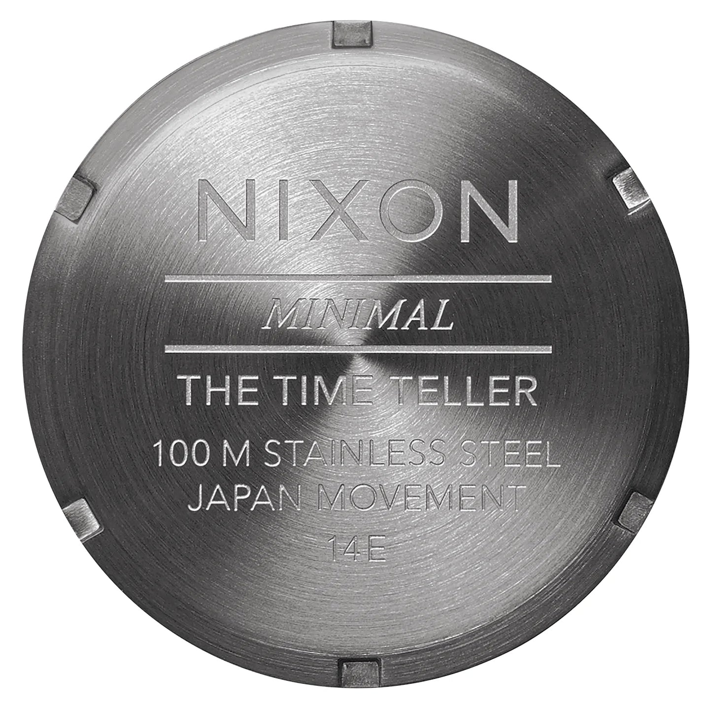 Nixon Time Teller Gunmetal/Negro Sunray