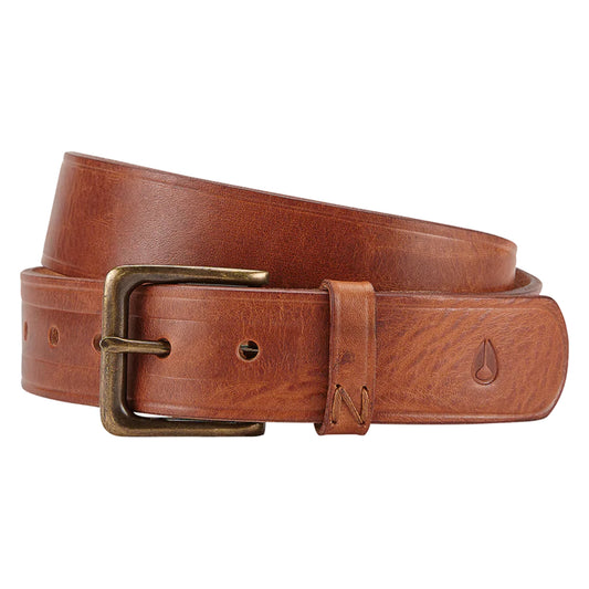 Nixon DNA Belt Brown Wash. Foto de frente.