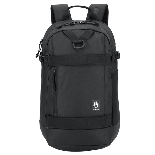 Nixon Gamma Backpack Repreve Black. Foto da parte da frente.