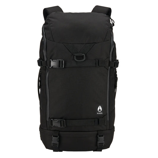 Nixon Hauler 35L Backpack Repreve Black. Foto da parte da frente.