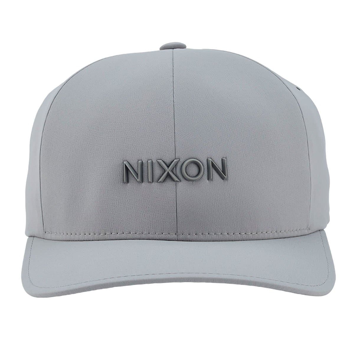 Nixon Delta FF Hat em Silver. Foto de frente.