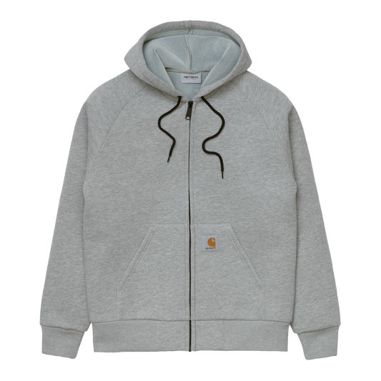 Chaqueta con capucha Carhartt WIP Car-Lux Gris jaspeado/Gris