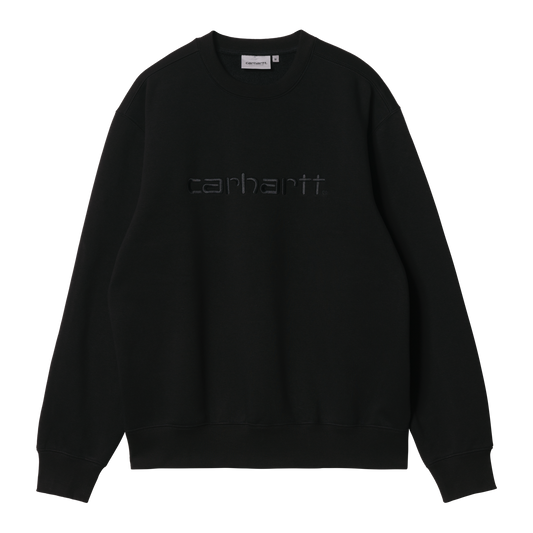 Carhartt WIP Carhartt Sweat Black/Black. Foto de frente.