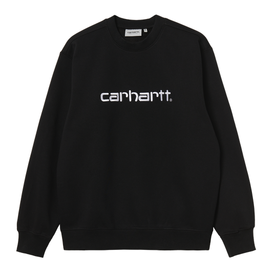 Carhartt WIP Carhartt Sweat Black/White. Foto de frente.