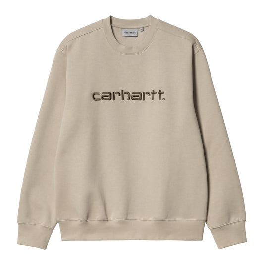 Carhartt WIP Carhartt Sweat Wall/Cypress. Foto da parte da frente.