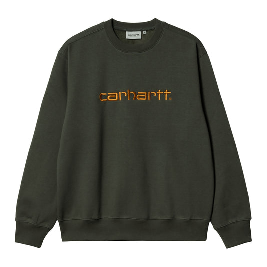 Carhartt WIP Carhartt Sweat Boxhood/Ochre. Foto da parte da frente.