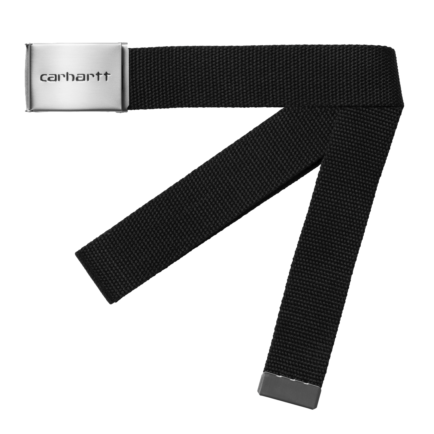 Carhartt WIP Clip Belt cromo negro