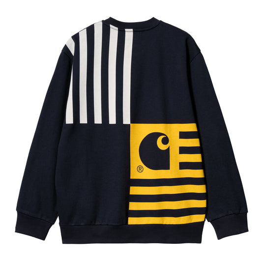 Carhartt WIP Coast State Sweat Dark Navy. Foto da parte de trás.