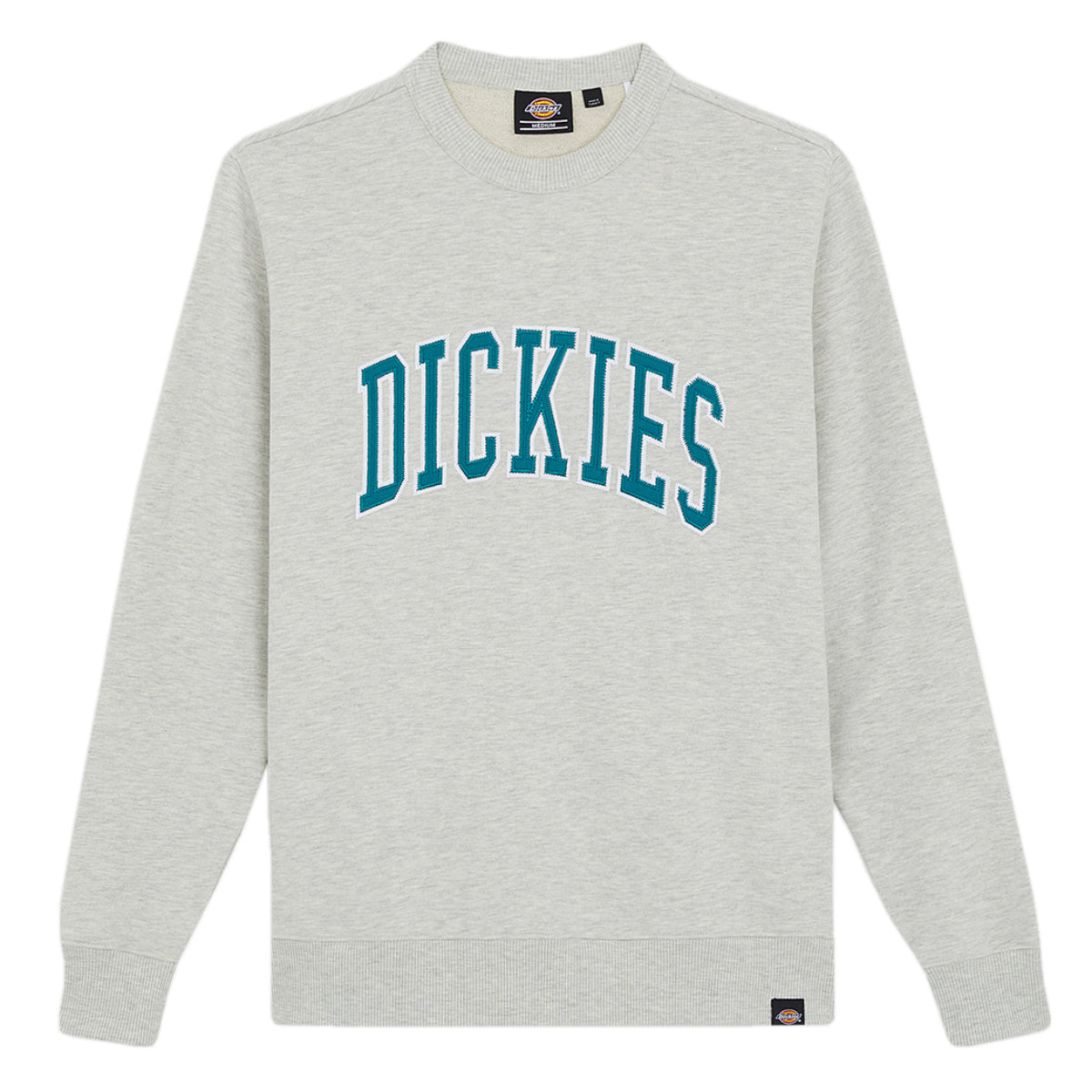 Dickies Aitkin Sweat Grey/Deep Lake. Foto da parte da frente.