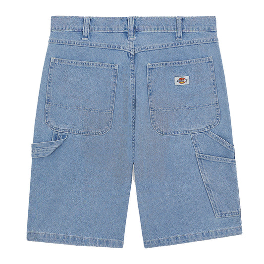 Dickies Garyville Denim Short Vintage Blue. Foto da parte de trás.